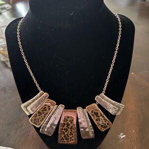Paparazzi Accessories "A Fan of the Tribe" necklace  abstract, hammered plates